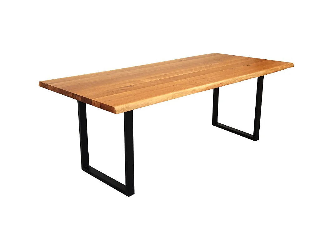 Table à manger 220x100cm ULYSSE - 10 personnes / Chêne massif huilé