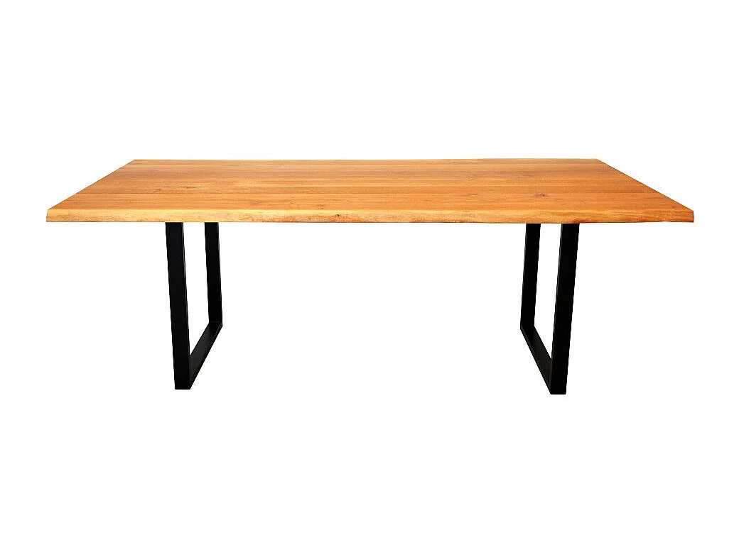 Table à manger 220x100cm ULYSSE - 10 personnes / Chêne massif huilé