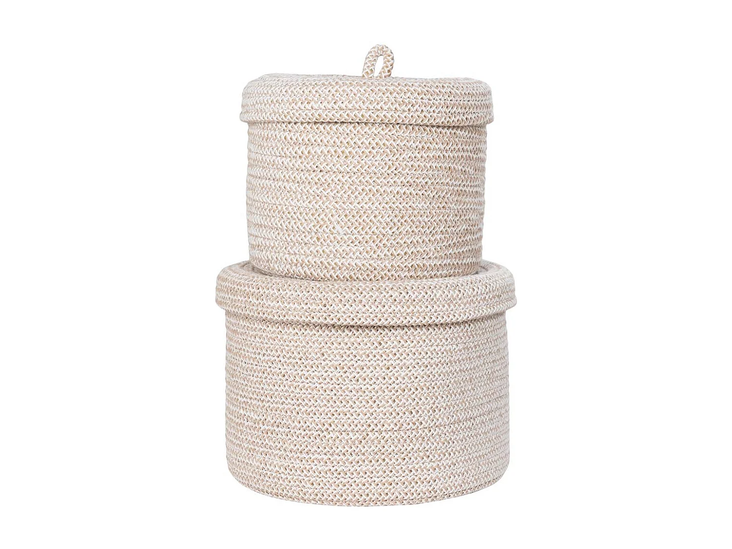 Sebal panier lot de 2 pièces beige.