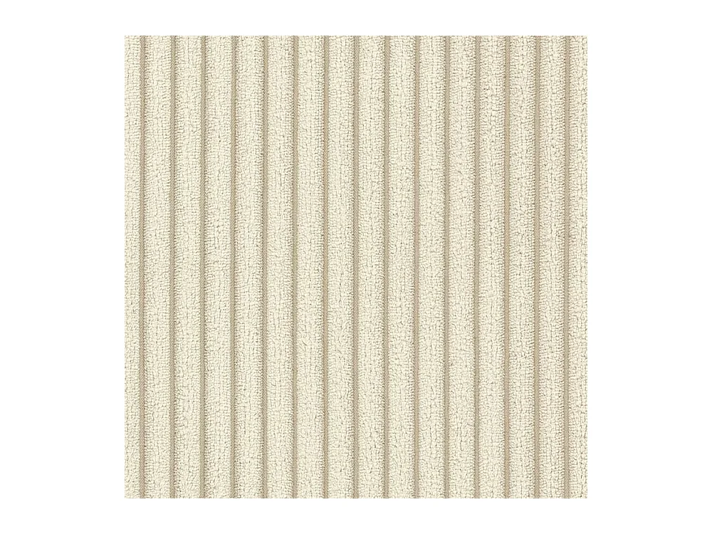 Canapé d'angle convertible et réversible avec coffre THEO en velours côtelé / Beige