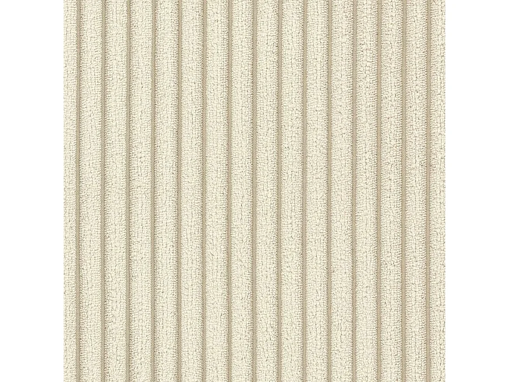 Canapé d'angle convertible et réversible avec coffre THEO en velours côtelé / Beige