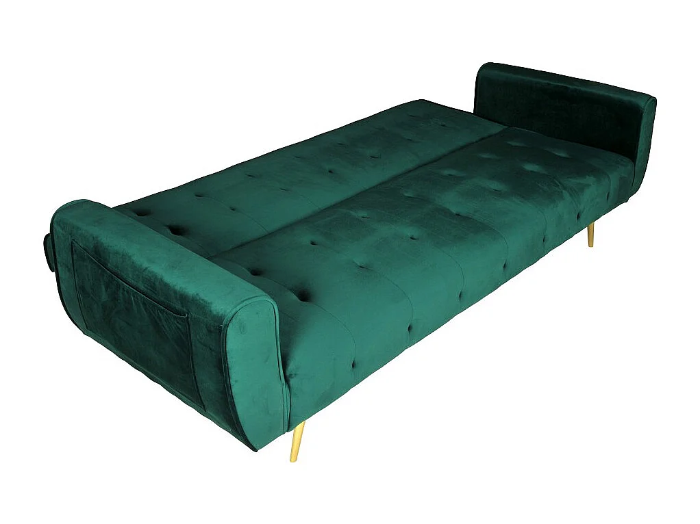 Canapé convertible 3 places ODIN / Vert