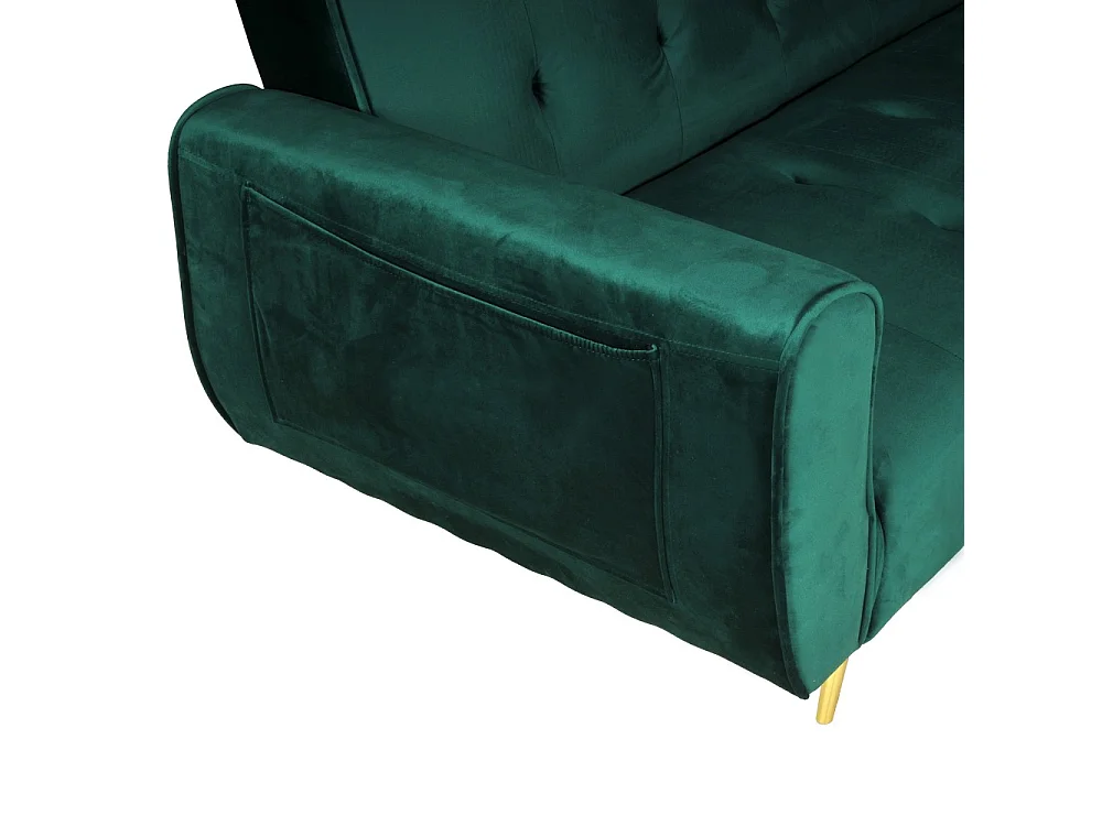 Canapé convertible 3 places ODIN / Vert