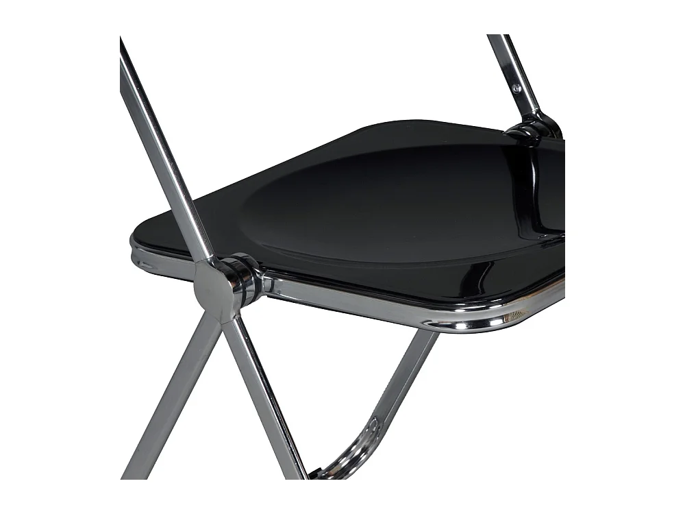 Lot de 4 chaises pliantes de salle à manger EVA / Noir