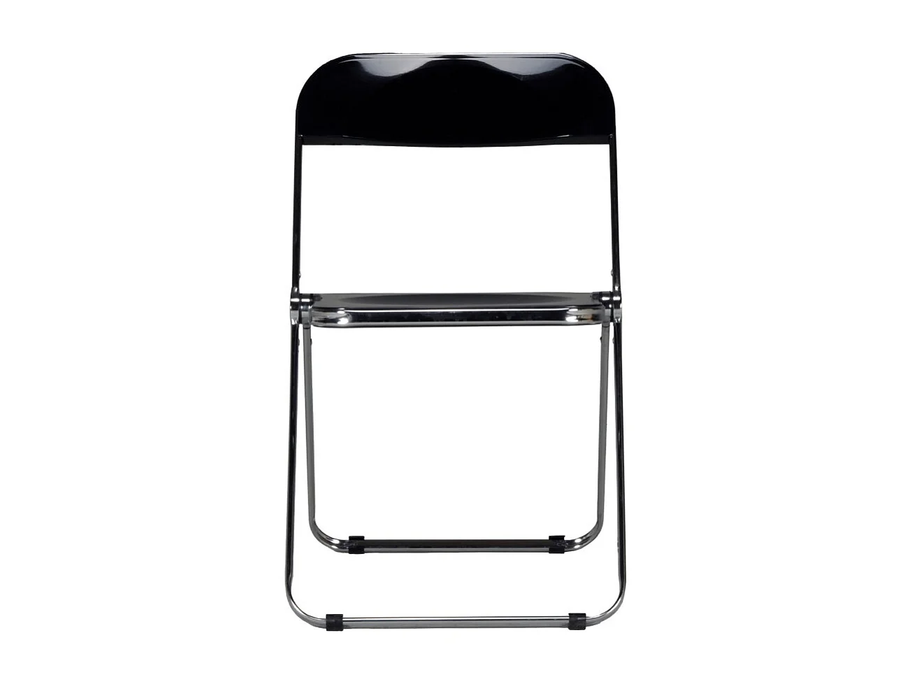 Lot de 4 chaises pliantes de salle à manger EVA / Noir