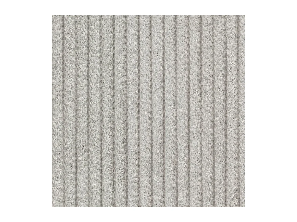 Canapé d'angle convertible et réversible avec coffre THEO en velours côtelé / Gris clair