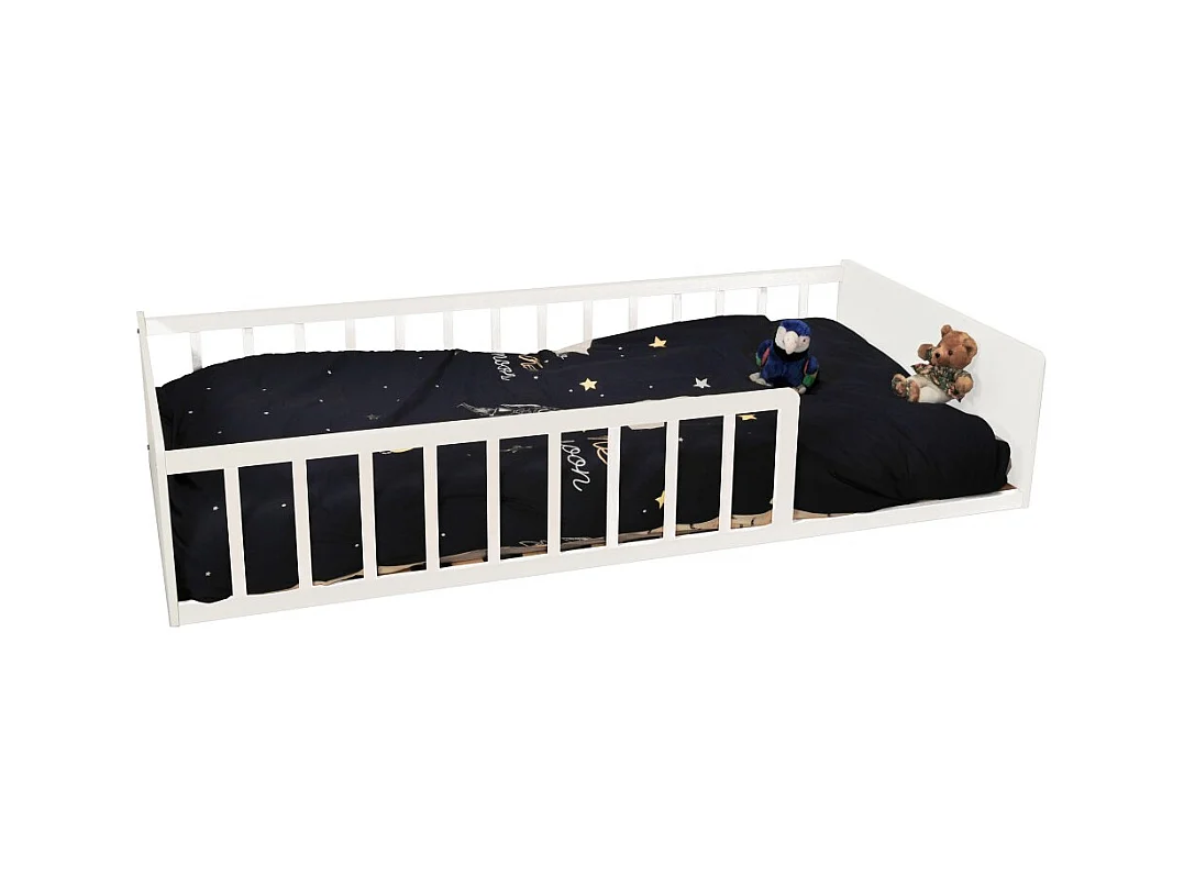 LIT 90x190 PILOU avec sommier / Blanc