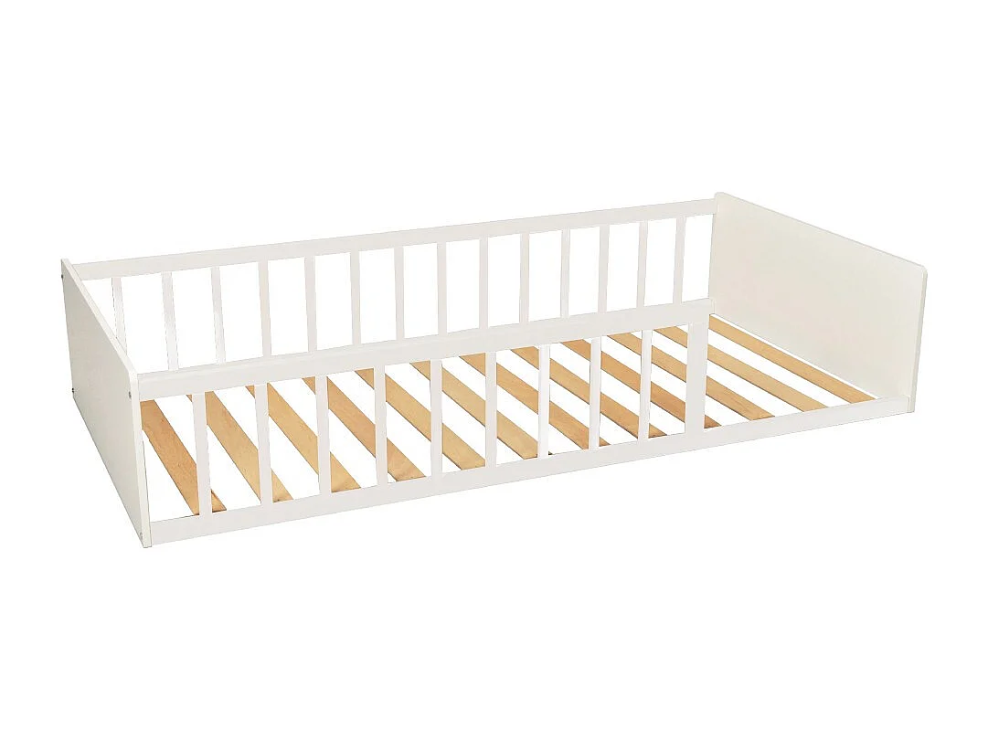 LIT 90x190 PILOU avec sommier / Blanc