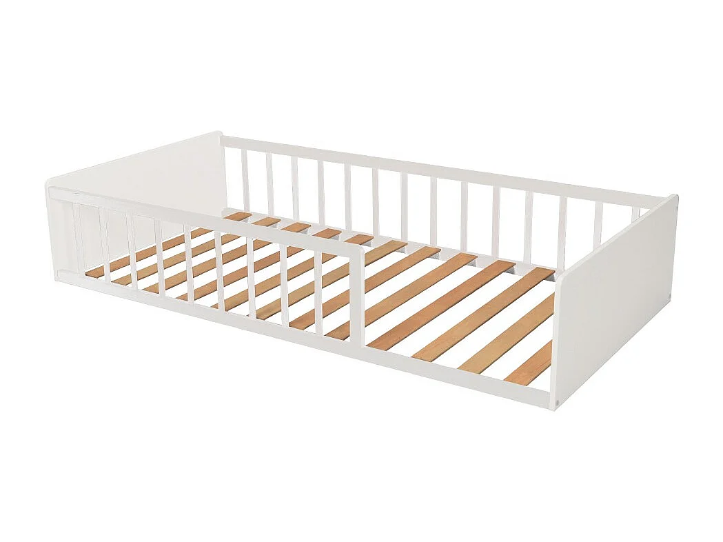 LIT 90x190 PILOU avec sommier / Blanc