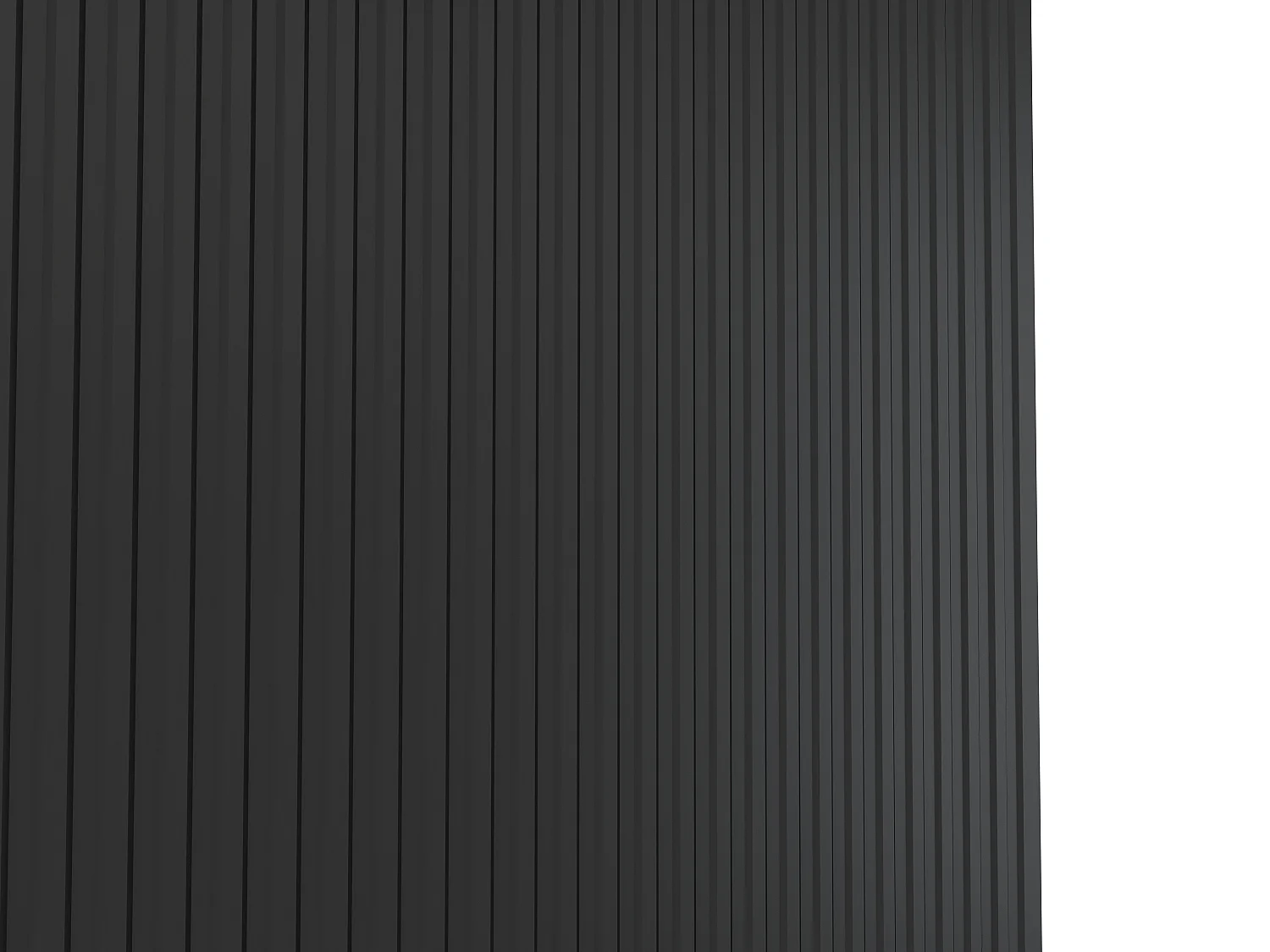 Schiebetür aus Holz und MDF mit unsichtbarer Schiene - Schwarz gestreift - B93 x H210 cm - LORVISA