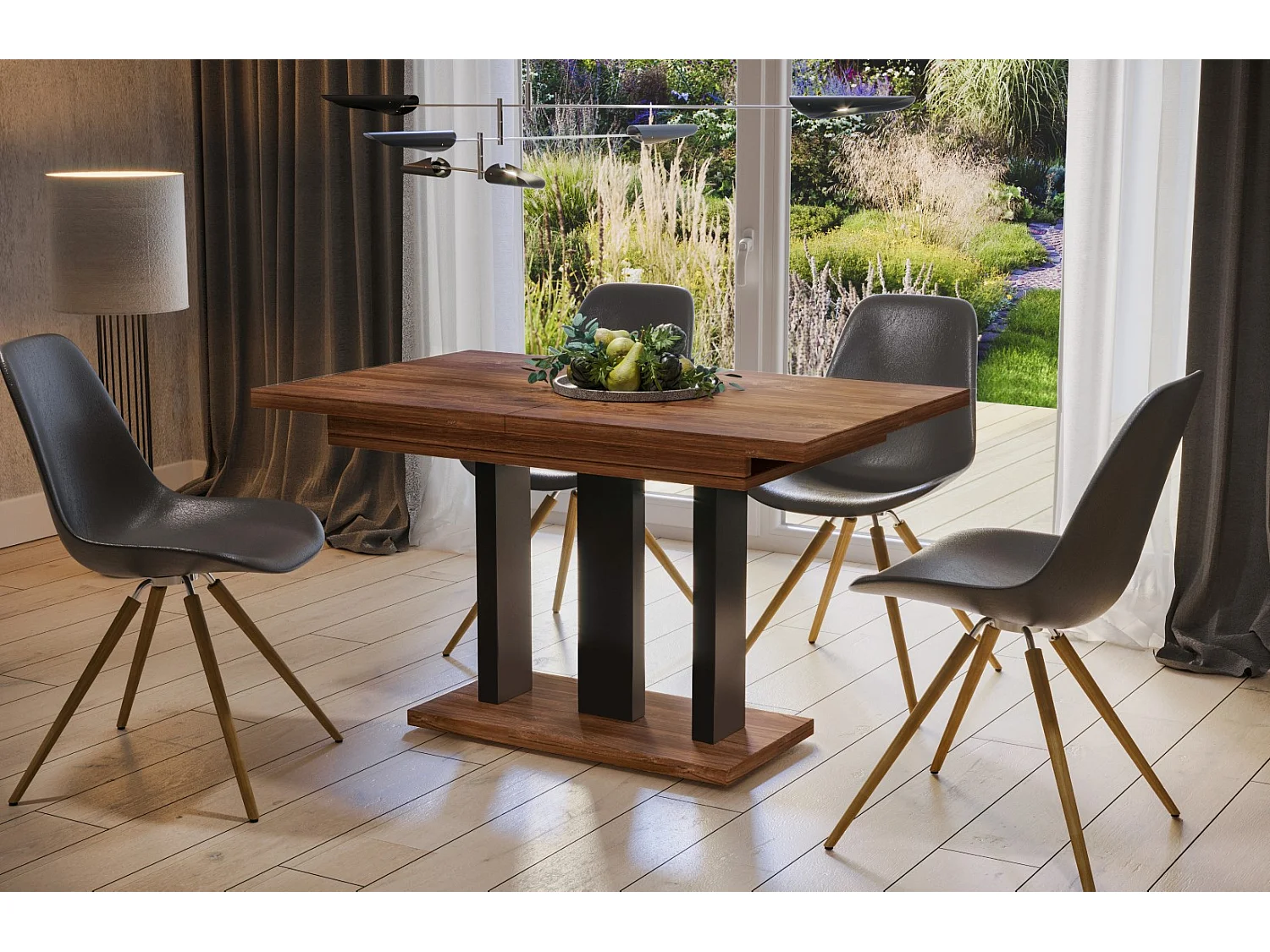 Stół rozkładany APPIA 130(210)x80 dąb stirling