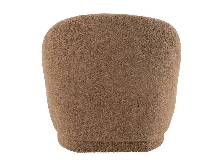 Puf de Tela Marrón 78x88x72cm