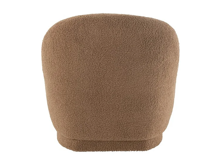 Puf de Tela Marrón 78x88x72cm