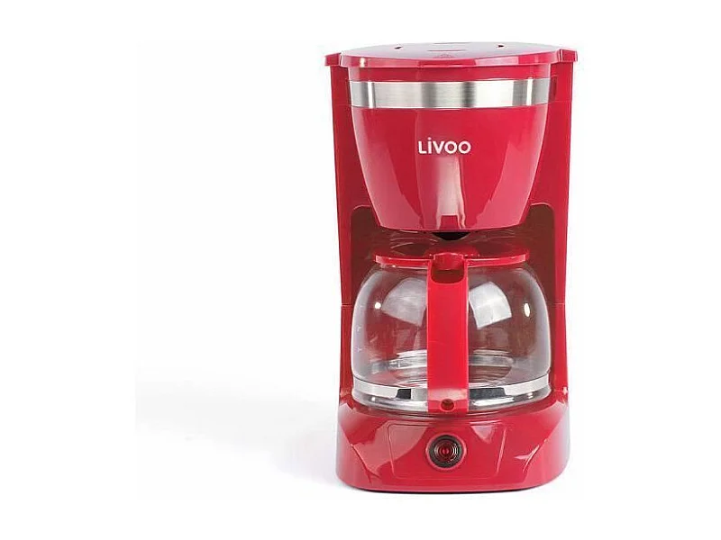 LIVOO DOD163R Cafetiere electrique - Rouge