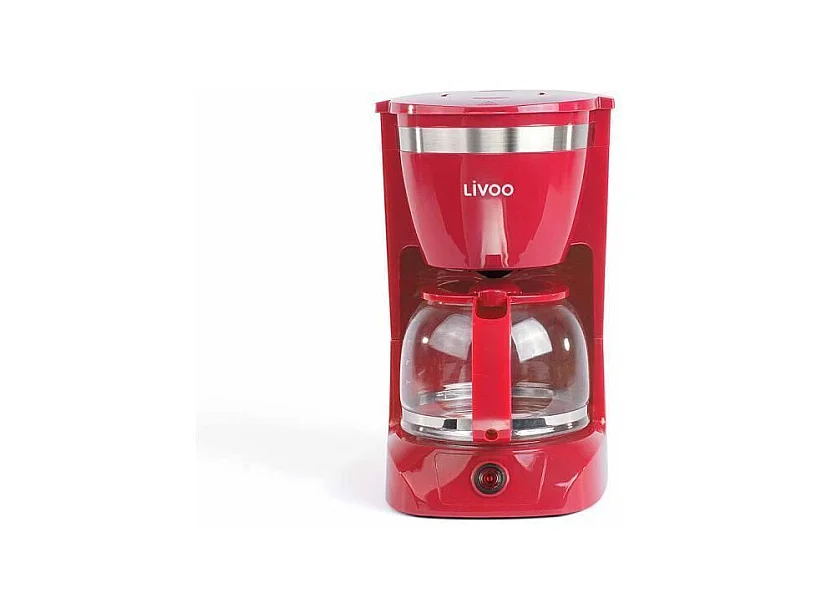 LIVOO DOD163R Cafetiere electrique - Rouge