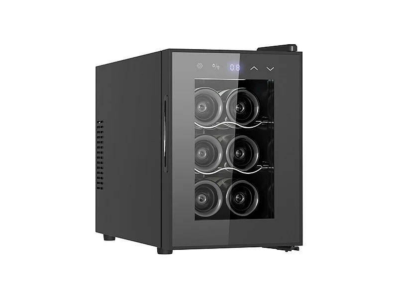 Livoo Cave à vin de service 6 bouteilles noir - GS153