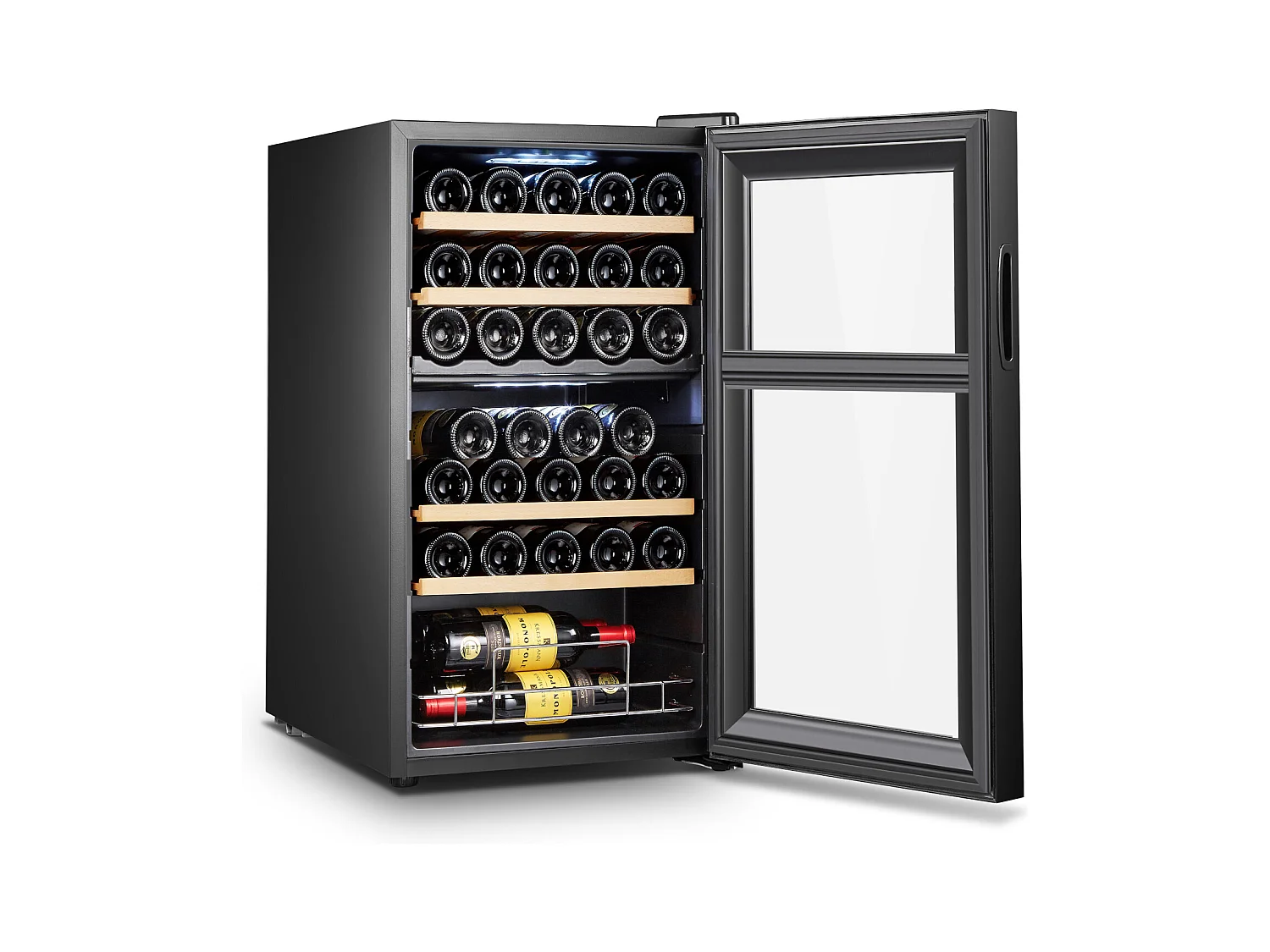 Livoo Cave à vin 33 bouteilles double zone - gs146