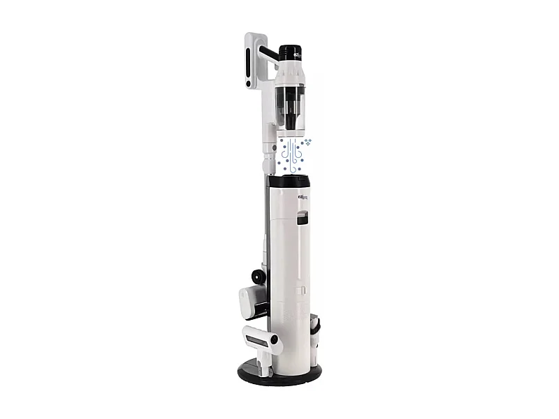 Aspiradora escoba sin cable EZIclean® Cyclomax R22 - Vaciado Automático, Potente, Autonomía 52 min, Filtración HEPA, Pantalla Táctil