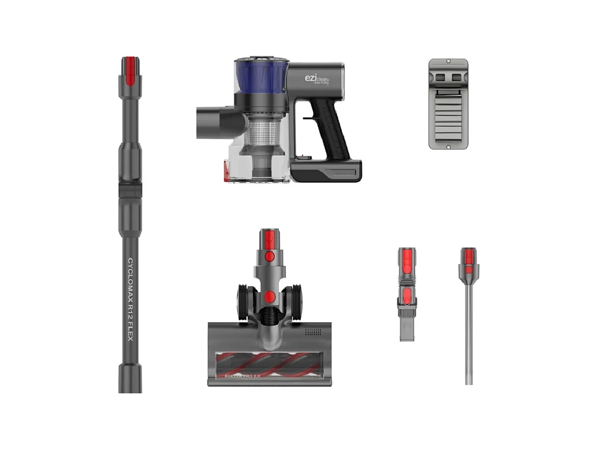 E.ziclean Aspirateur balai sans fil multifonction 22.2v - CYCLOMAXR12FLEX