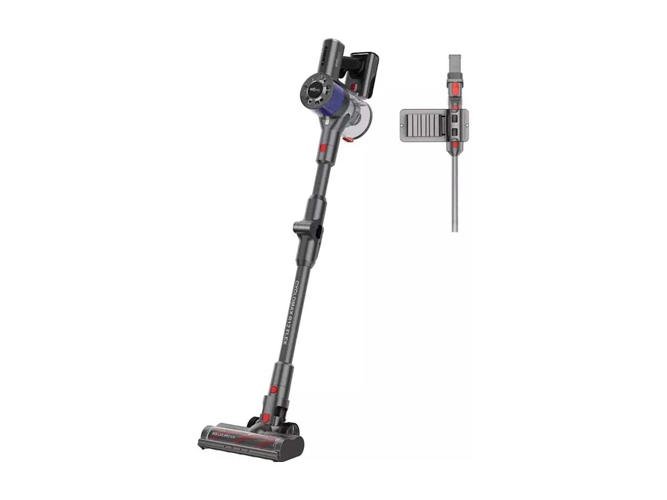 Steelstofzuiger Zonder Snoer EZIclean® Cyclomax R12 Flex 22.2V - Multifunctioneel, Krachtig, Veelzijdig