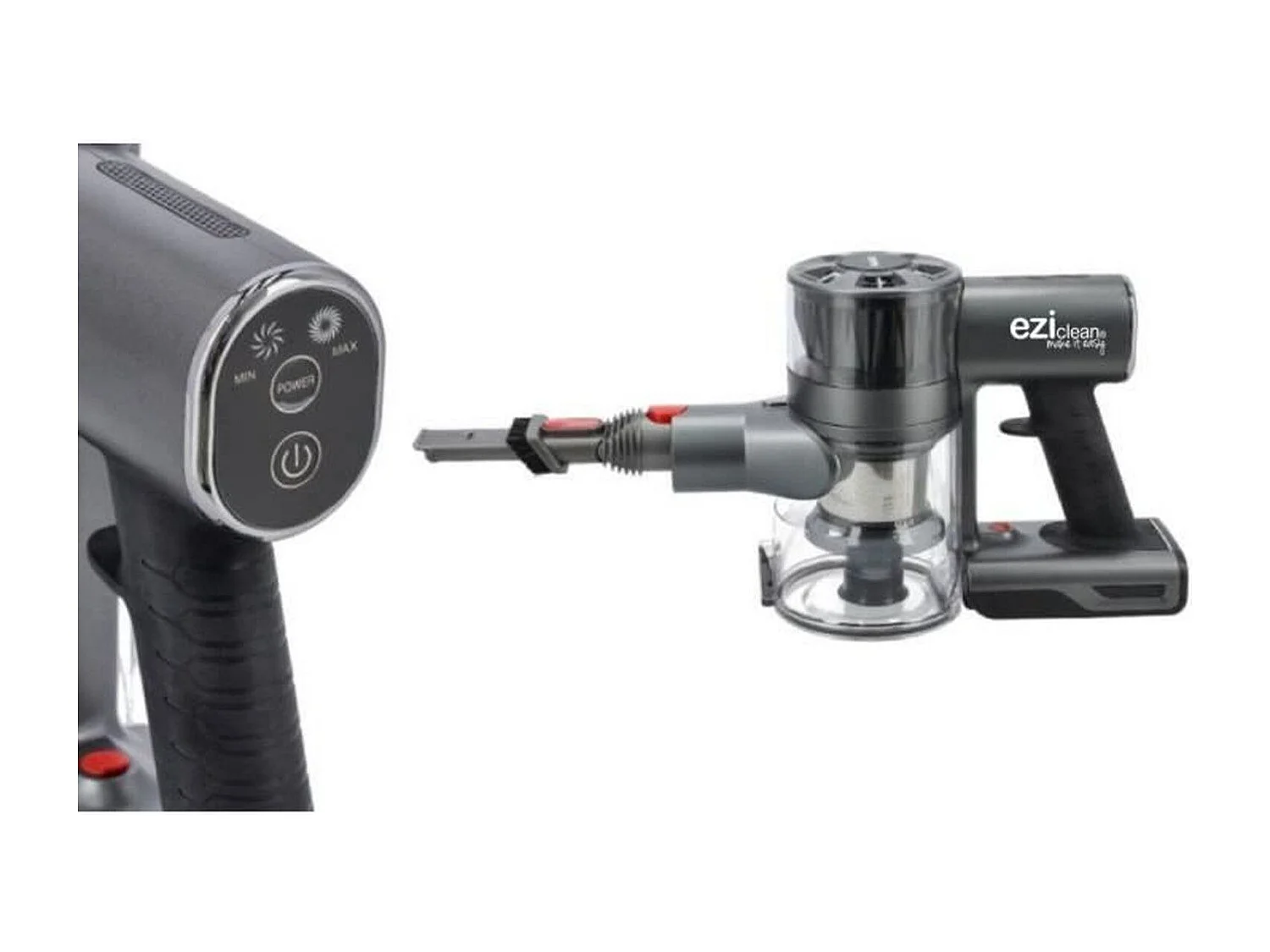 Steelstofzuiger Zonder Snoer EZIclean® Cyclomax R12 Flex 22.2V - Multifunctioneel, Krachtig, Veelzijdig