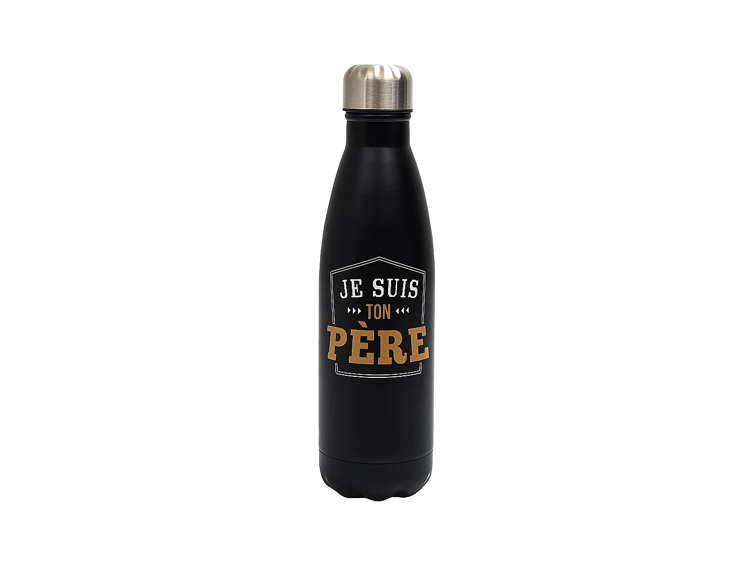 Bouteille Isotherme Je Suis Ton Pere 50cl Noir
