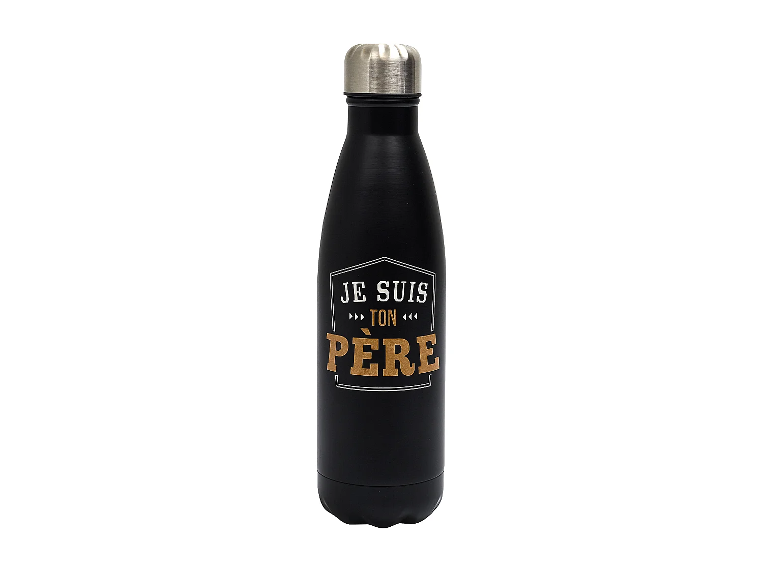 Bouteille Isotherme Je Suis Ton Pere 50cl Noir
