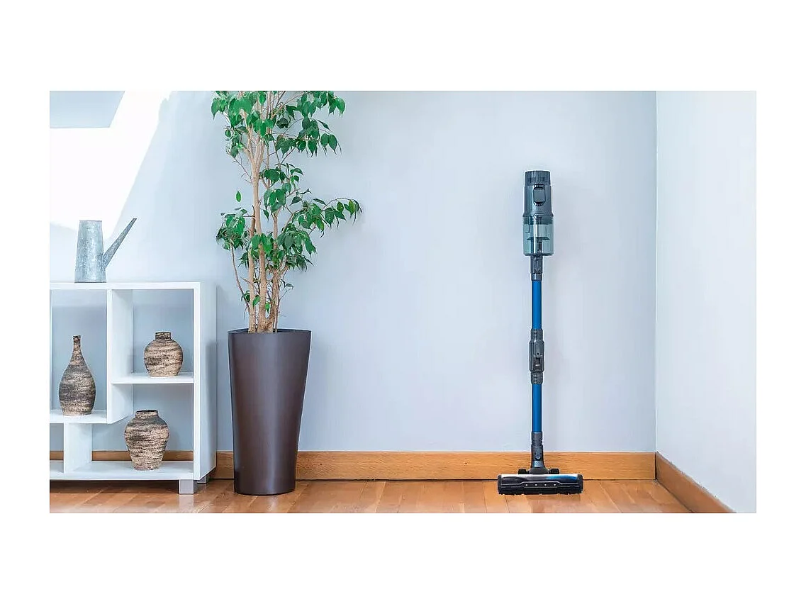 Akku-Staubsauger 2-in-1 Wiederaufladbar 29,6V EZICLEAN CYCLOBOOSTFR8WASH - Made in France, Leistungsstark und Vielseitig