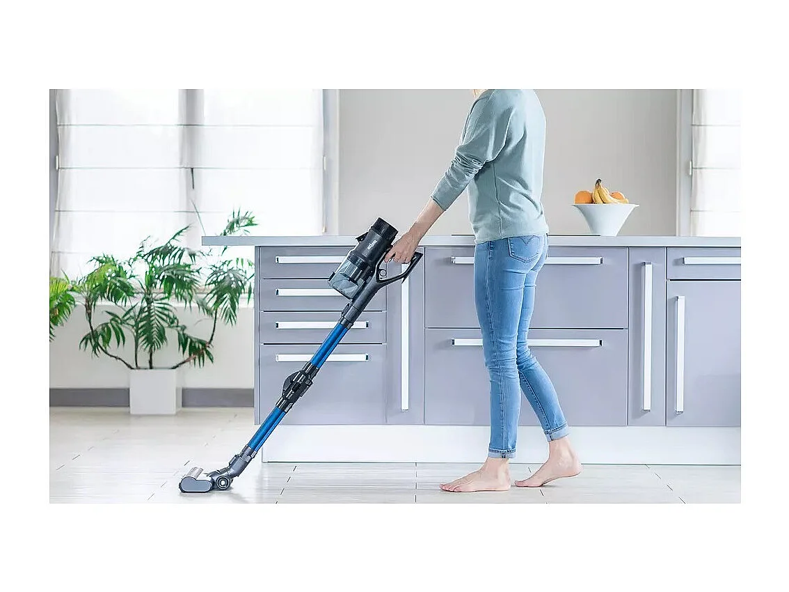 Akku-Staubsauger 2-in-1 Wiederaufladbar 29,6V EZICLEAN CYCLOBOOSTFR8WASH - Made in France, Leistungsstark und Vielseitig