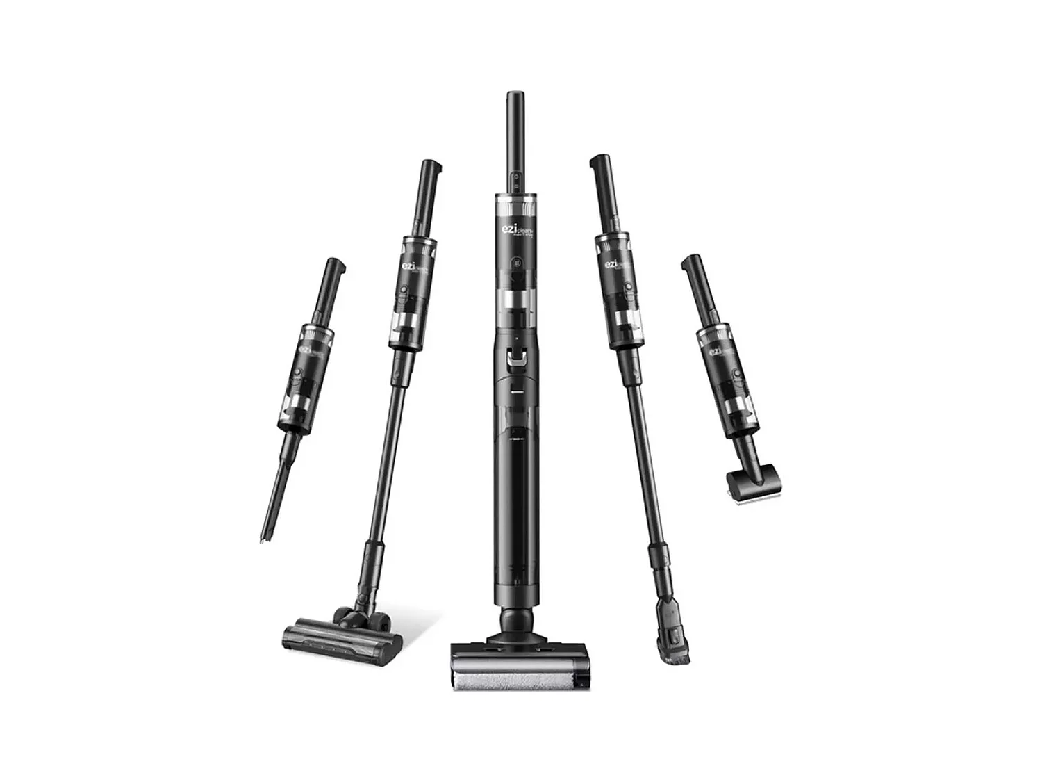 E.ziclean Aspirateur balai sans fil multifonction 21.6v noir - CYCLOWASH12