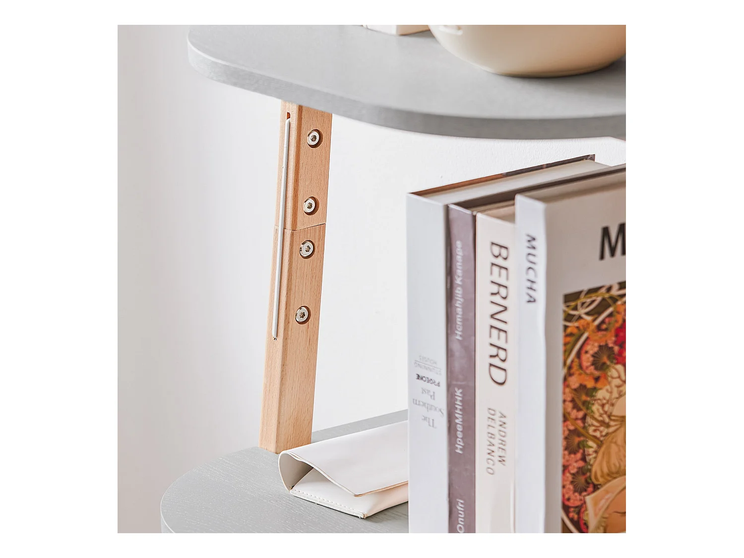 SoBuy HSTR02-K-HG Étagère Échelle à 4 Niveaux