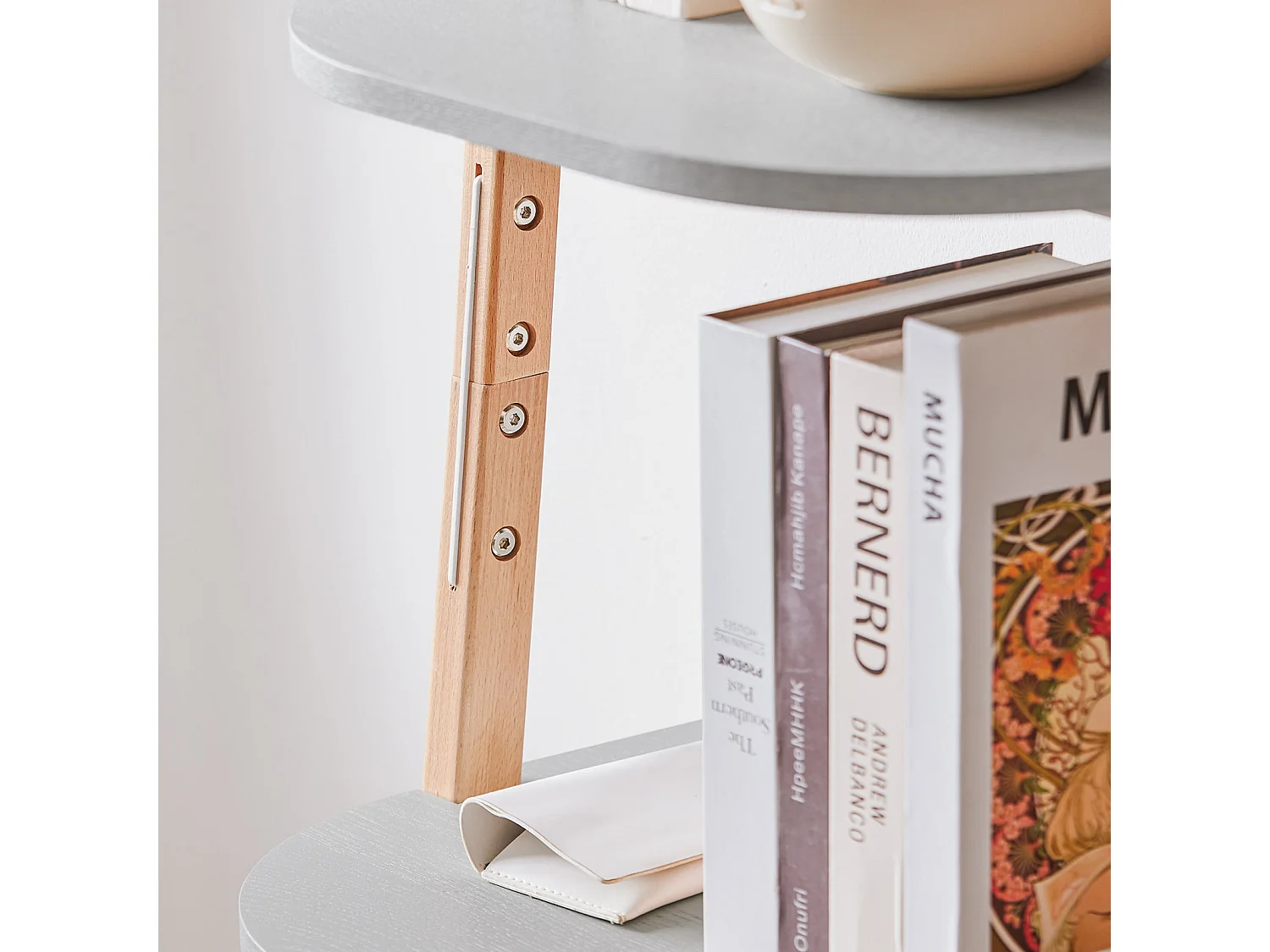 SoBuy HSTR02-K-HG Étagère Échelle à 4 Niveaux