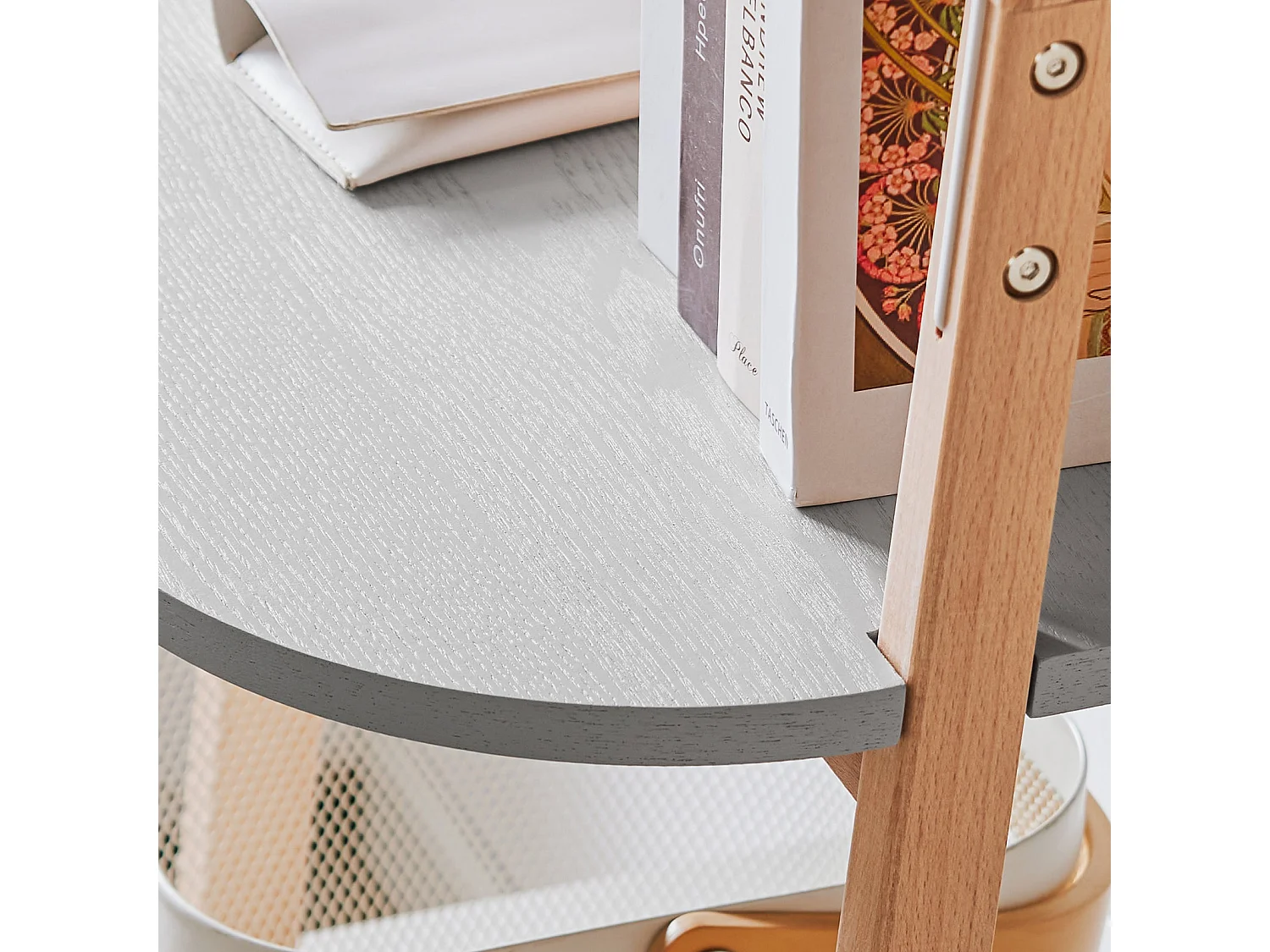 SoBuy HSTR02-K-HG Étagère Échelle à 4 Niveaux