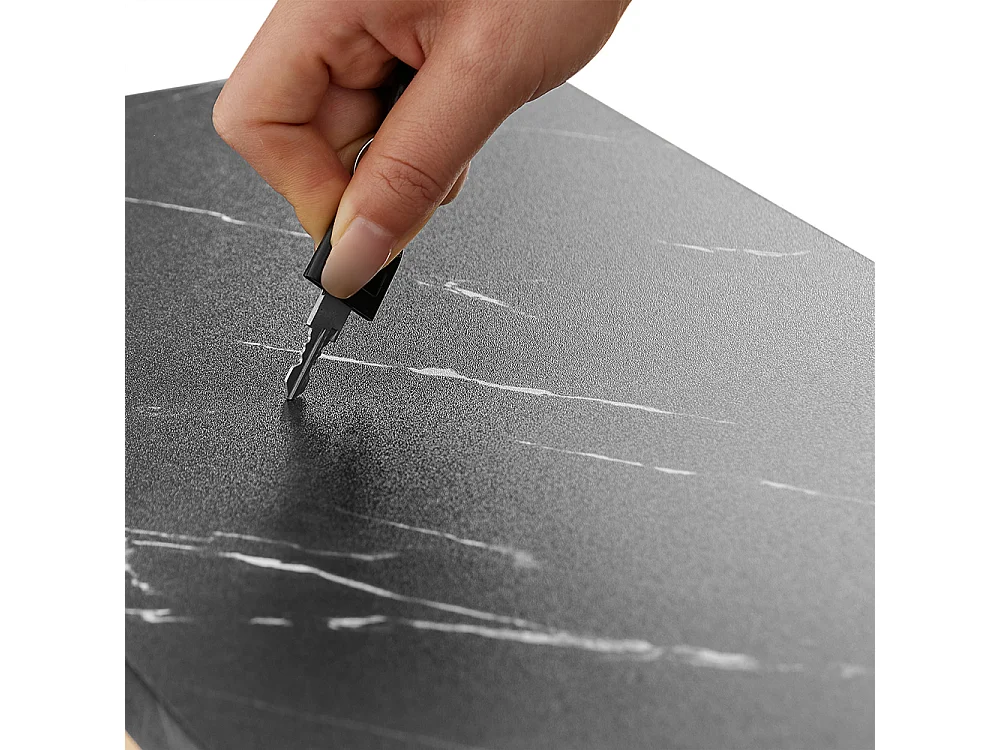 SoBuy Mueble zapatero con 2 puertas plegables para 8 pares de zapatos de entrada mármol negro y madera clara diseño moderno fijación antivuelco