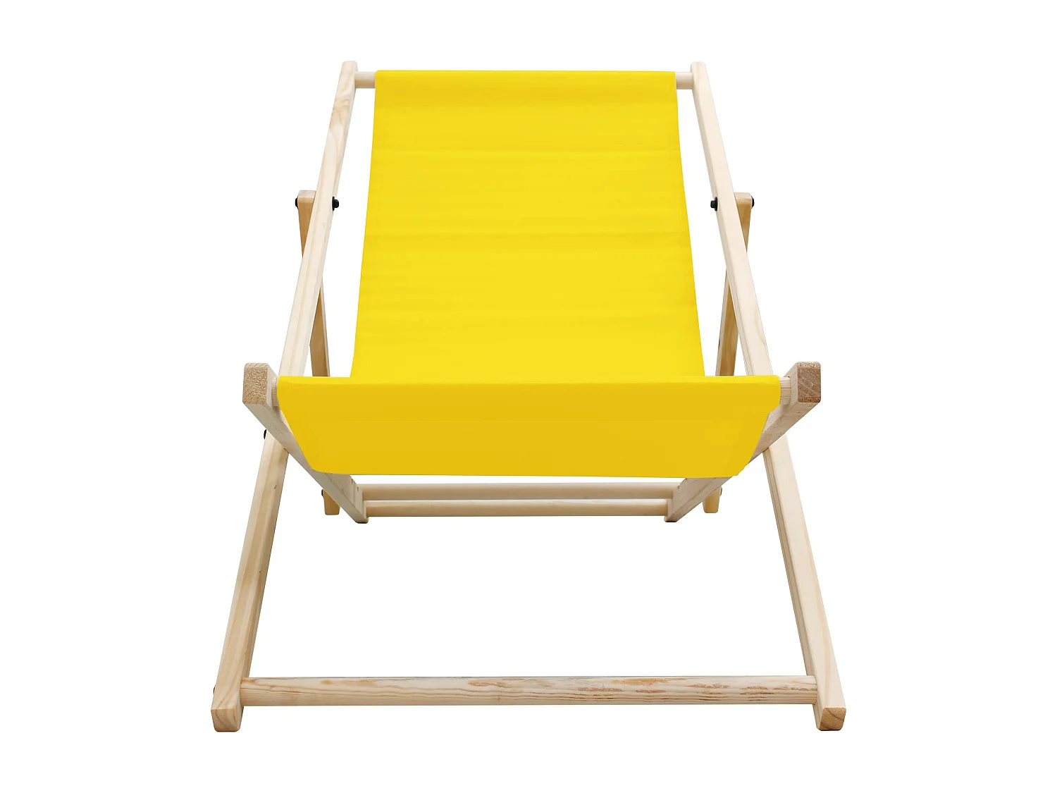 Set 3x Chaise longue de jardin pliable jaune en bois chiliennes 3 positions de couchage  jusqu'à 120 kg usage intérieur et extérieur balcon terrasse
