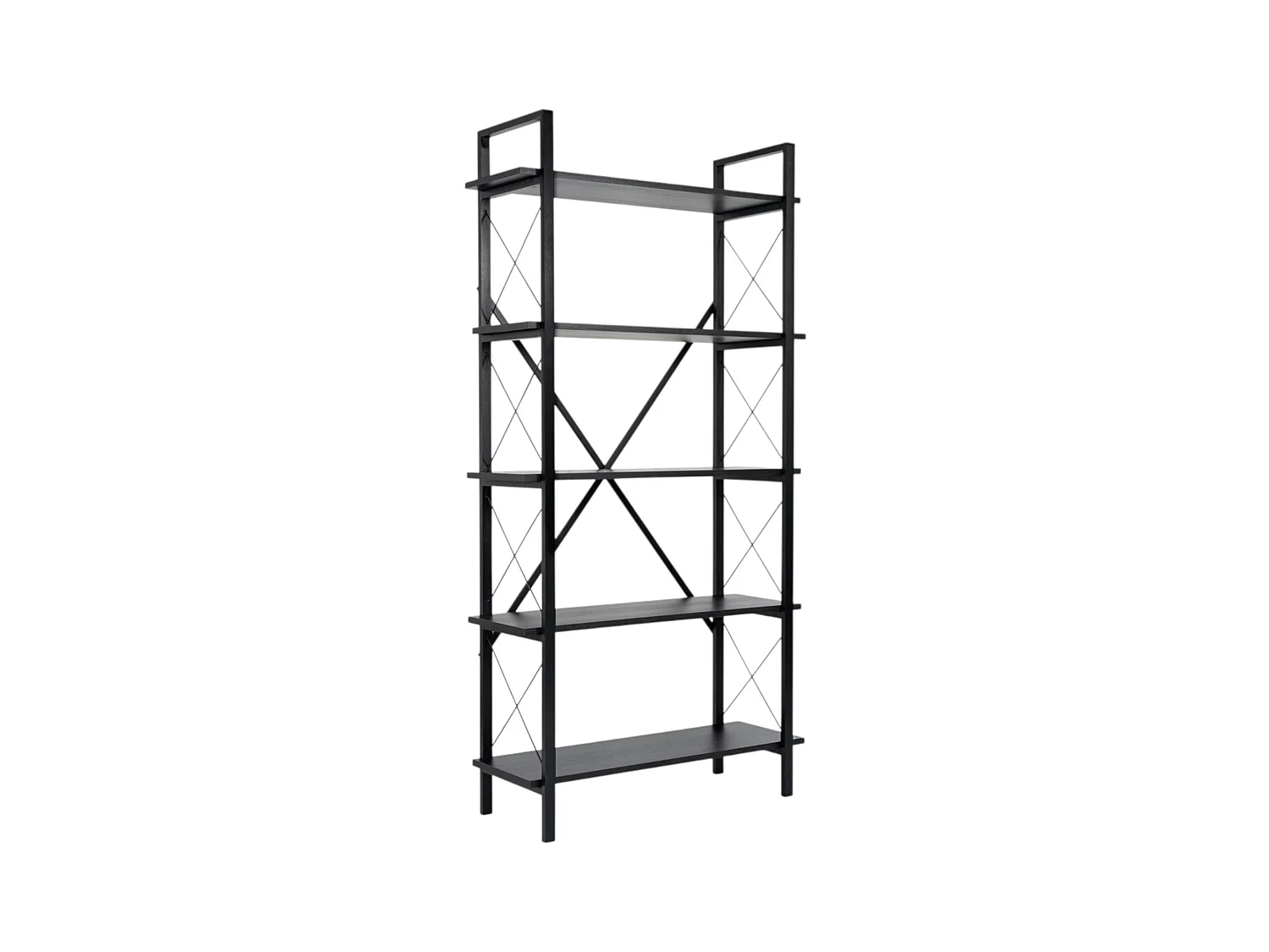 Bibliothèque étagère moderne avec croisillons JENA