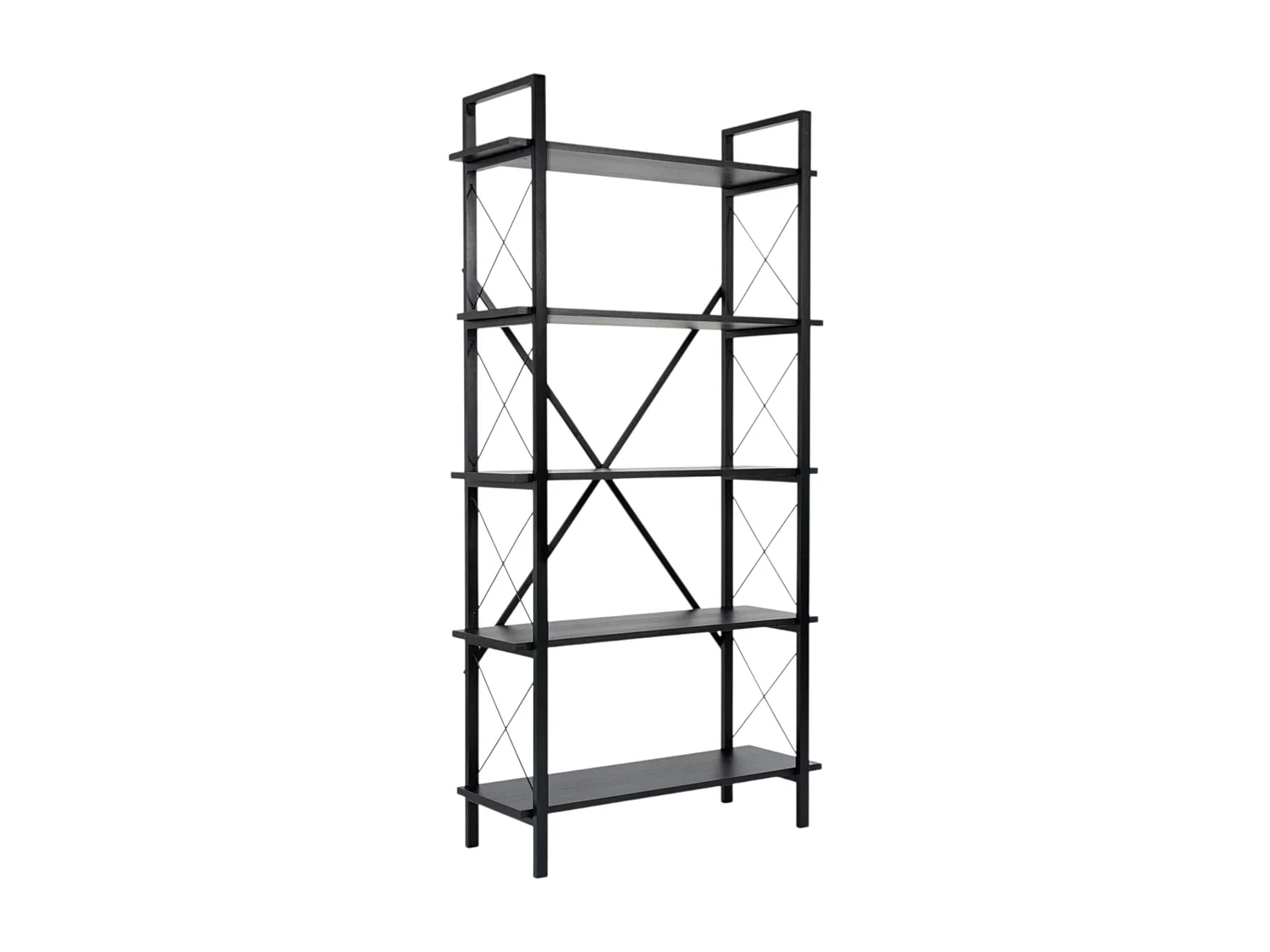 Bibliothèque étagère moderne avec croisillons JENA