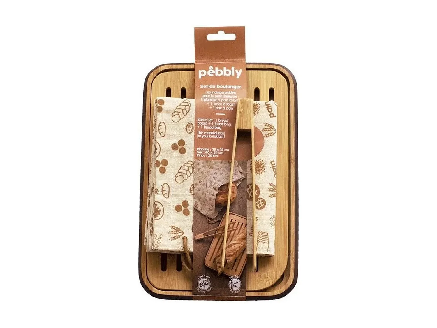 Pebbly Set planche à pain - NBA185