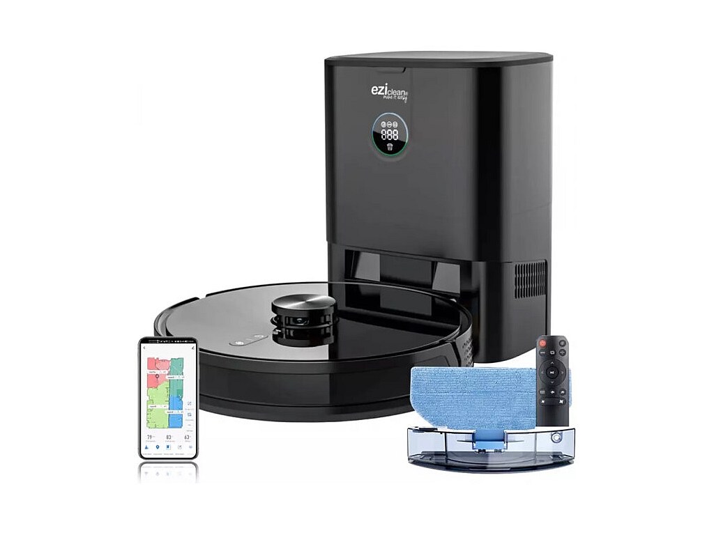 AspiradorRobotEsfregonaConectadoEZIcleanZ7SmartcomNavegaçãoaLasereControloporVoz