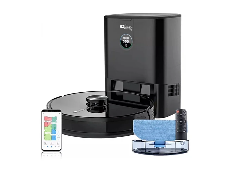 Robot Staubsauger Wischer EZIclean Z7 Smart mit Laser Navigation und Sprachsteuerung