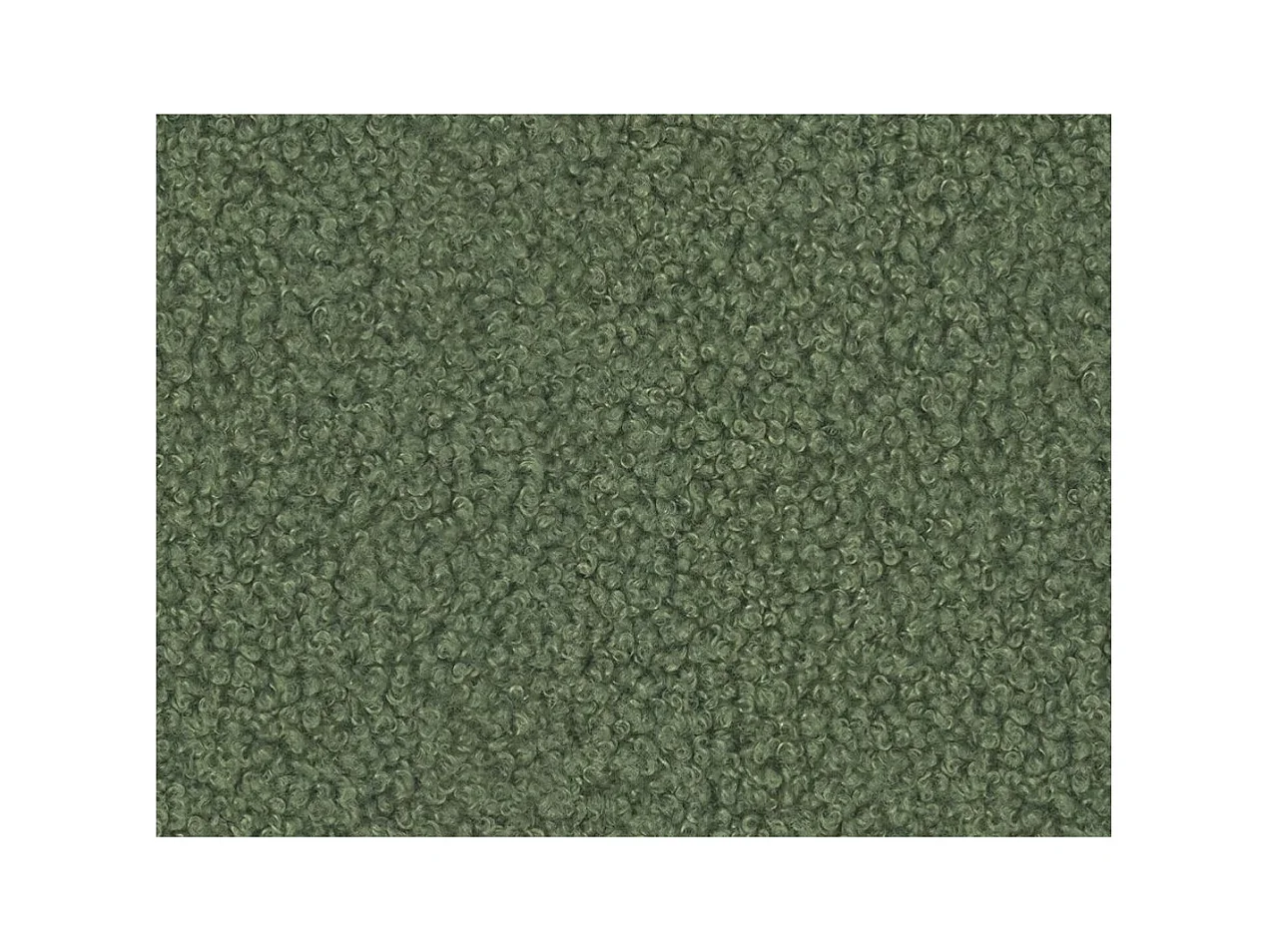 Canapé d'angle ALYA convertible et réversible 4 places en tissu bouclette - Vert