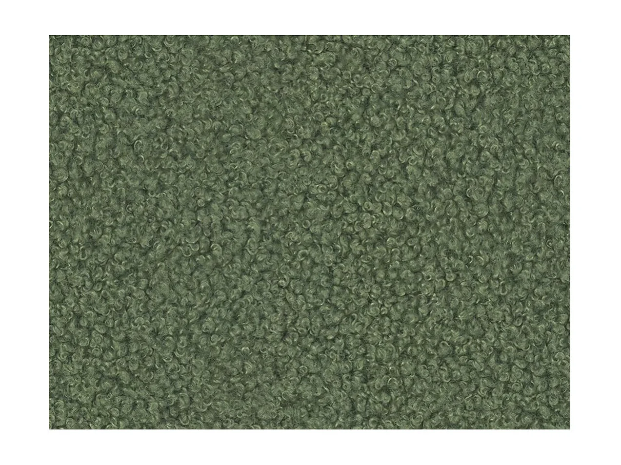 Canapé d'angle ALYA convertible et réversible 4 places en tissu bouclette - Vert