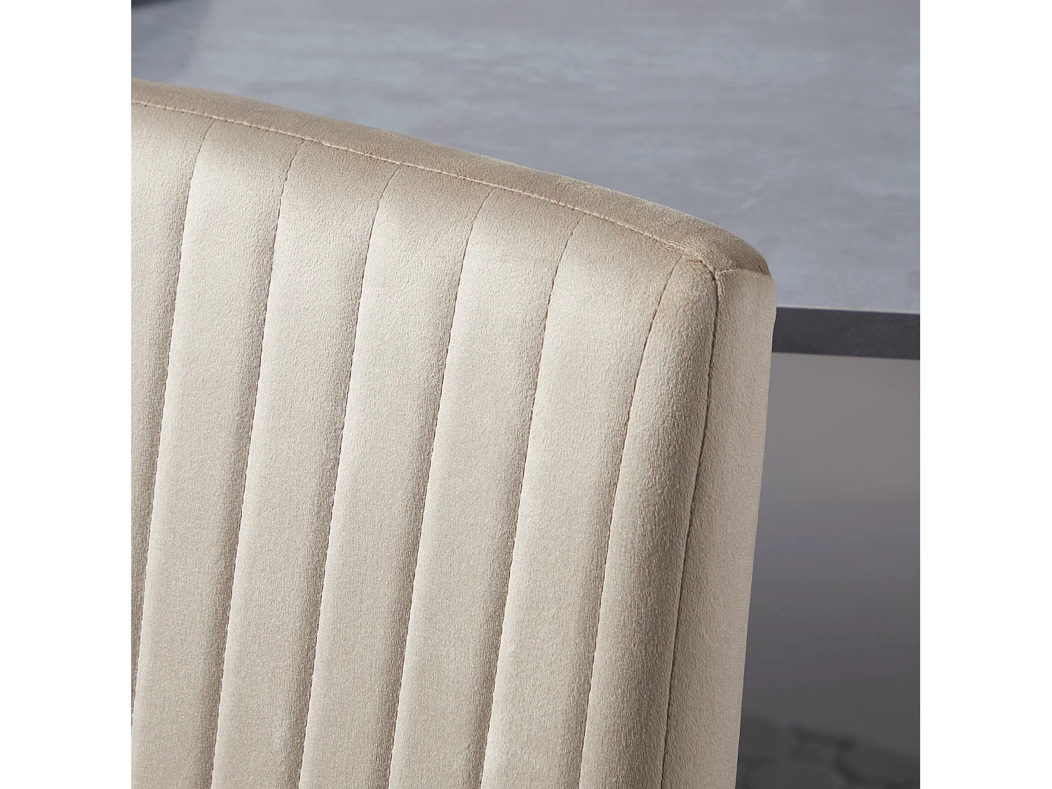 Sedie da cucina imbottite set 2 pezzi in poliestere e acciaio