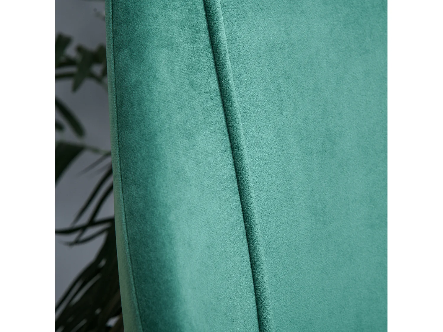 Set 2 sedie moderne e imbottite da salotto o cucina verde e nero