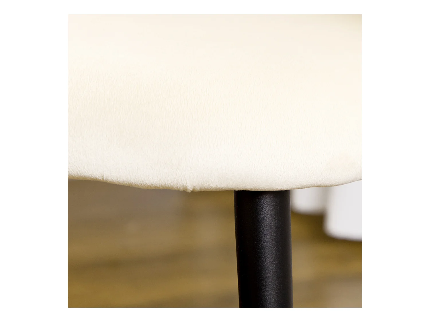 Set 2 sedie imbottite per soggiorno e sala da pranzo beige