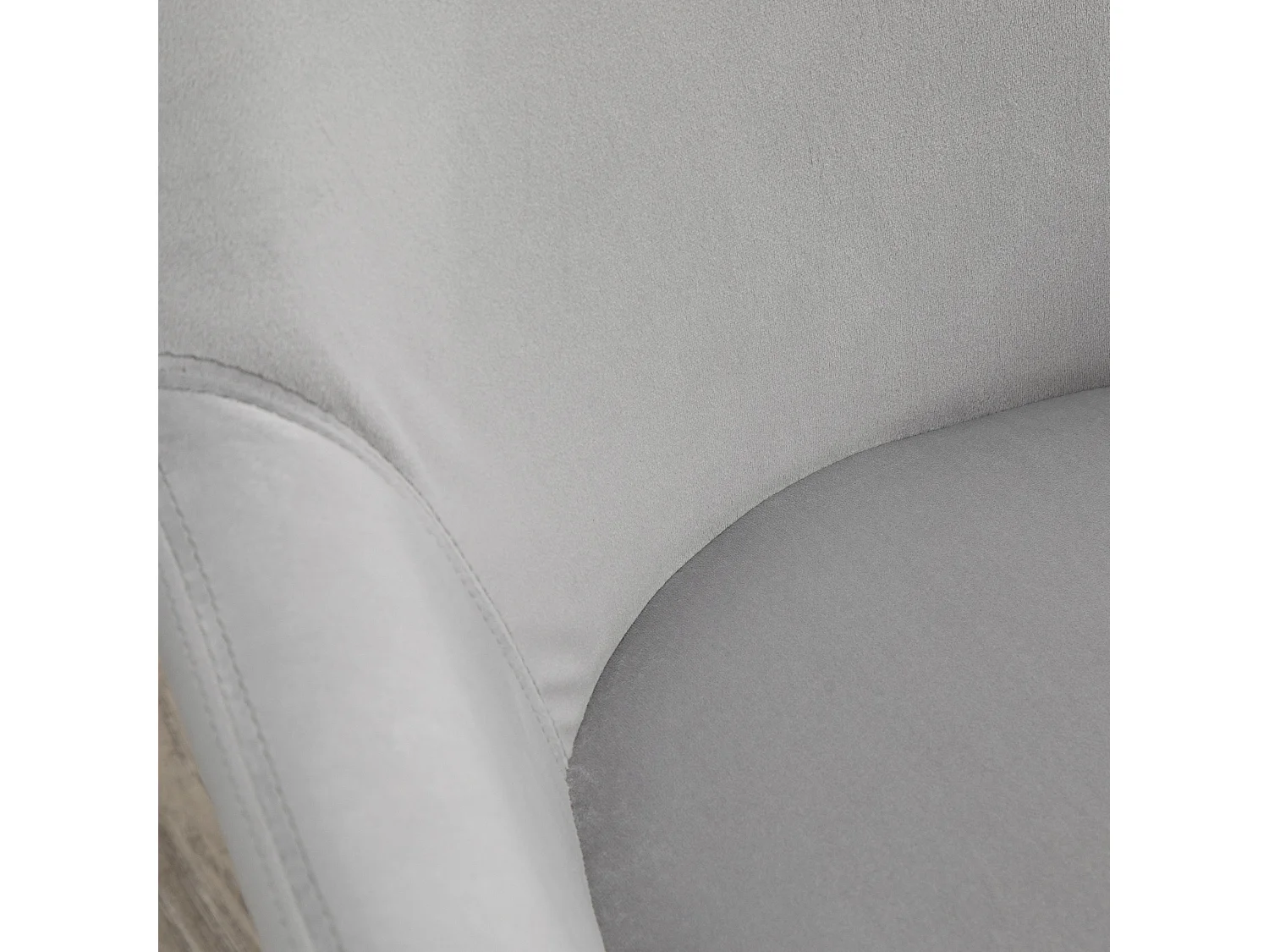 Set 2 sedie per soggiorno stile nordico con seduta imbottita