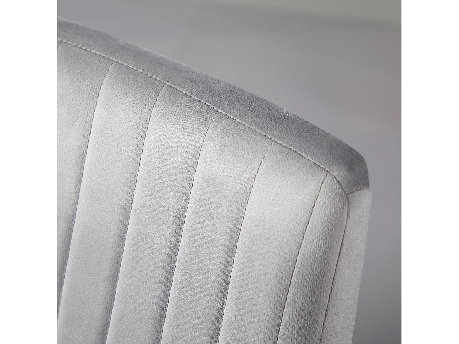 Sedie da cucina imbottite set 2pz moderno grigio e nero