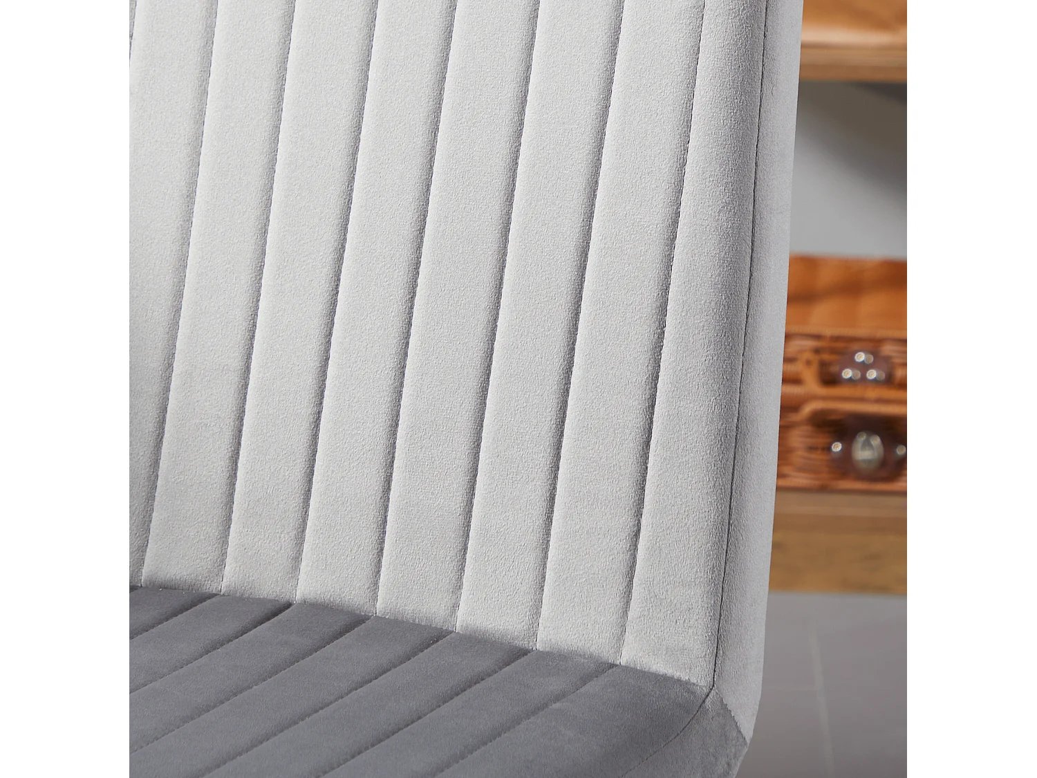 Sedie da cucina imbottite set 2pz moderno grigio e nero