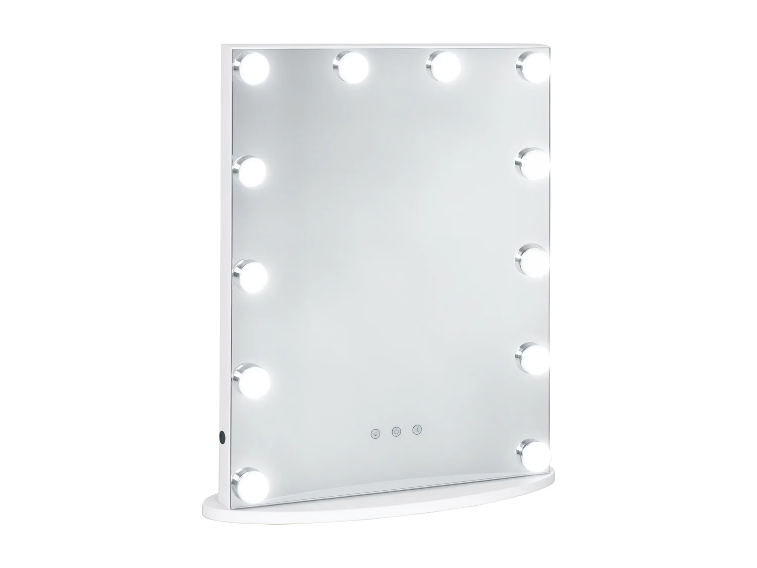 Specchio da tavolo professionale makeup con 12 luci a led dimmerabili