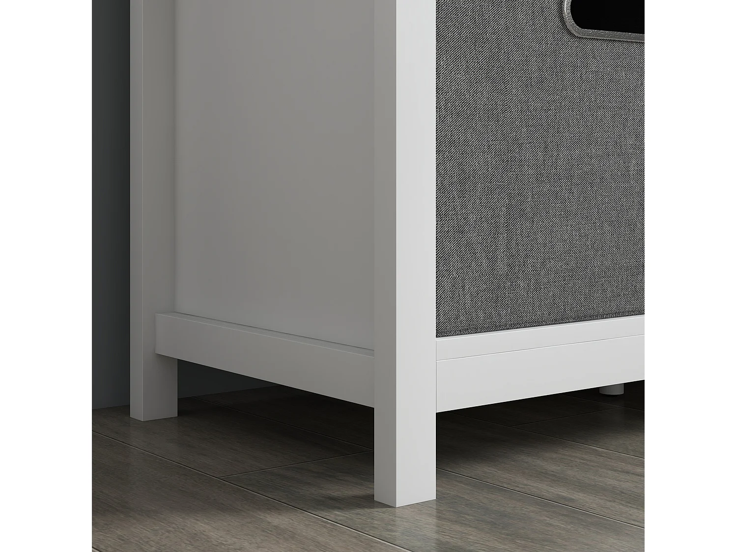 Panca scarpiera con ripiano regolabile a 3 livelli e 2 cassetti